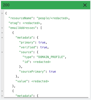 how to read the response